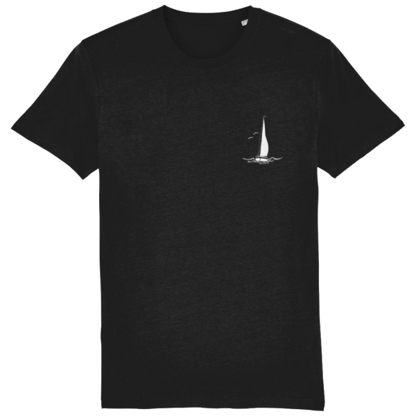 Sailing Yacht Logo T-Shirt - Black