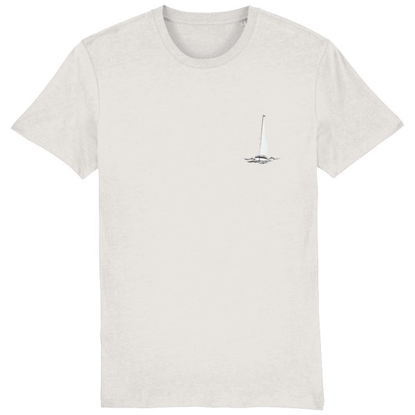 Sailing Yacht Logo T-Shirt - Vintage White