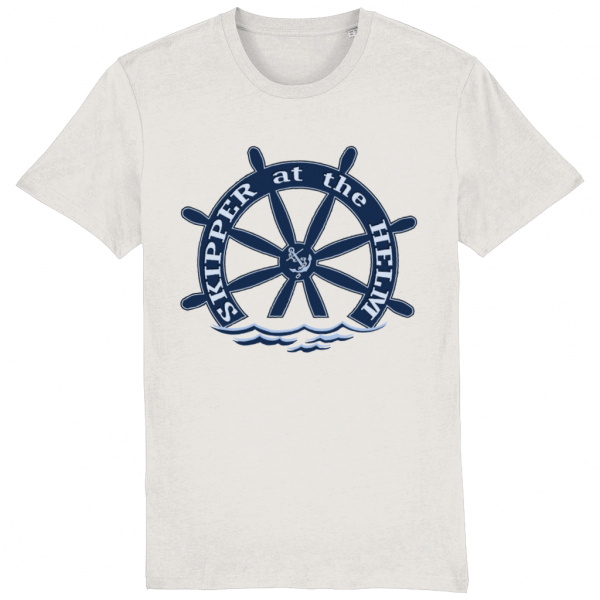 Skipper at the Helm T-Shirt - Vintage White
