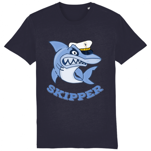 Shark Skipper T-Shirt - French Navy
