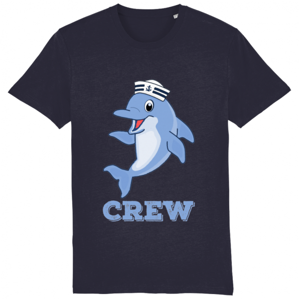 Dolphin Crew T-Shirt - French Navy