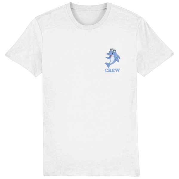 Dolphin Crew Logo T-Shirt - White