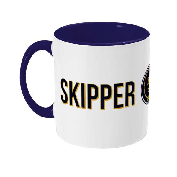 Skipper & Anchor Logo Two Toned Mug