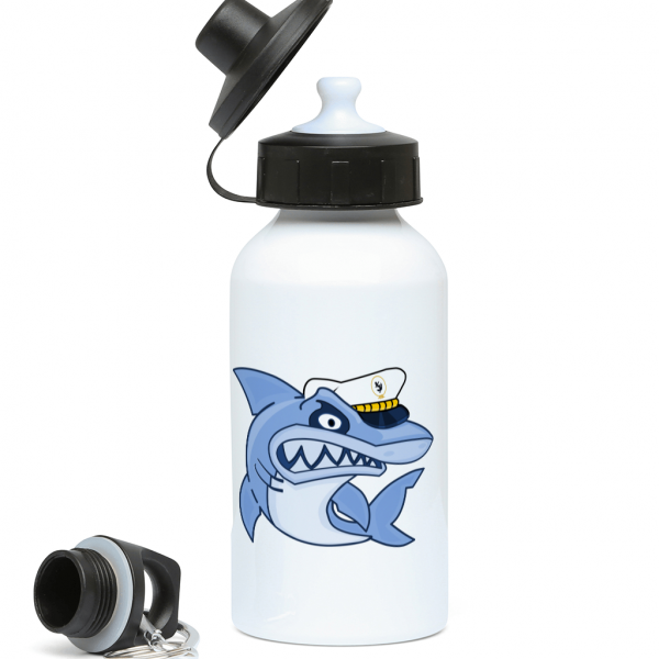Shark Skipper 400ml Water Bottle Left