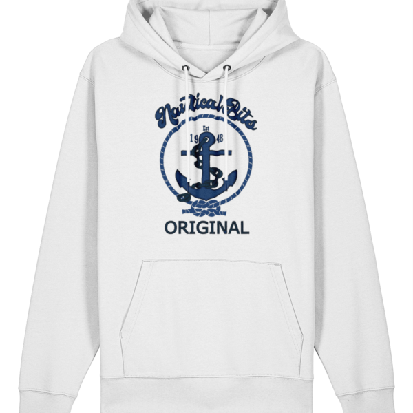 Nautical Bits Original Cruiser Hoodie - White