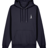 Sailing Yacht Logo Cruiser Hoodie French Navy